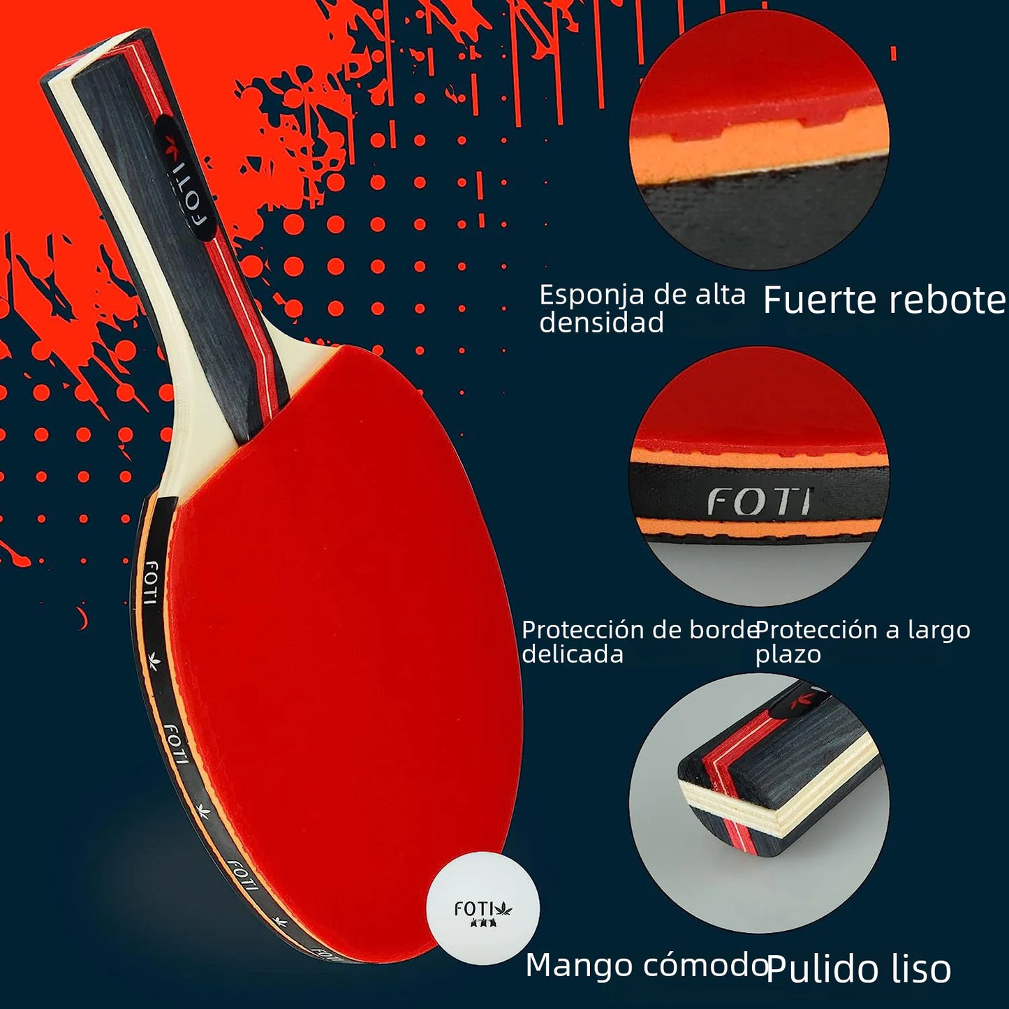 Table Tennis Racket Set with Balls and Adjustable Net - Freedom!!