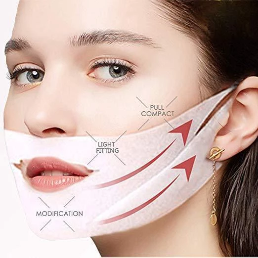 Ear Hook V-shaped Reusable Face Mask - Freedom!!