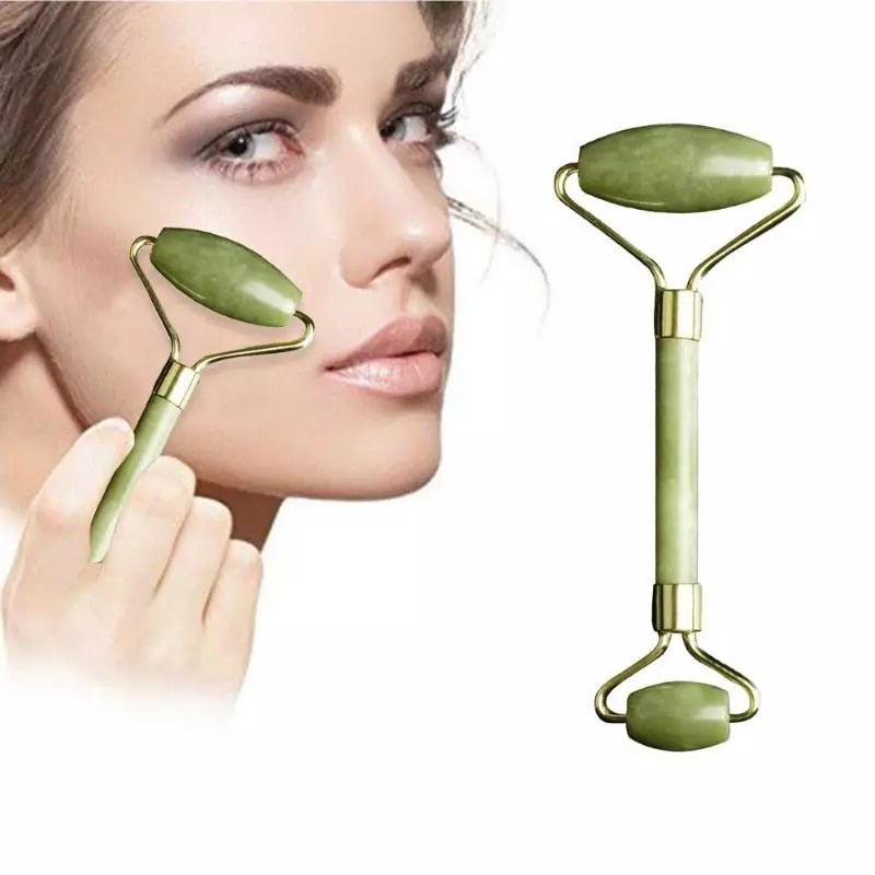 Double Head Jade Facial Massage Roller - Freedom!!