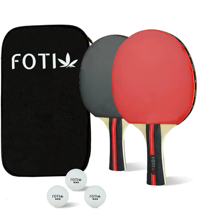 Table Tennis Racket Set with Balls and Adjustable Net - Freedom!!
